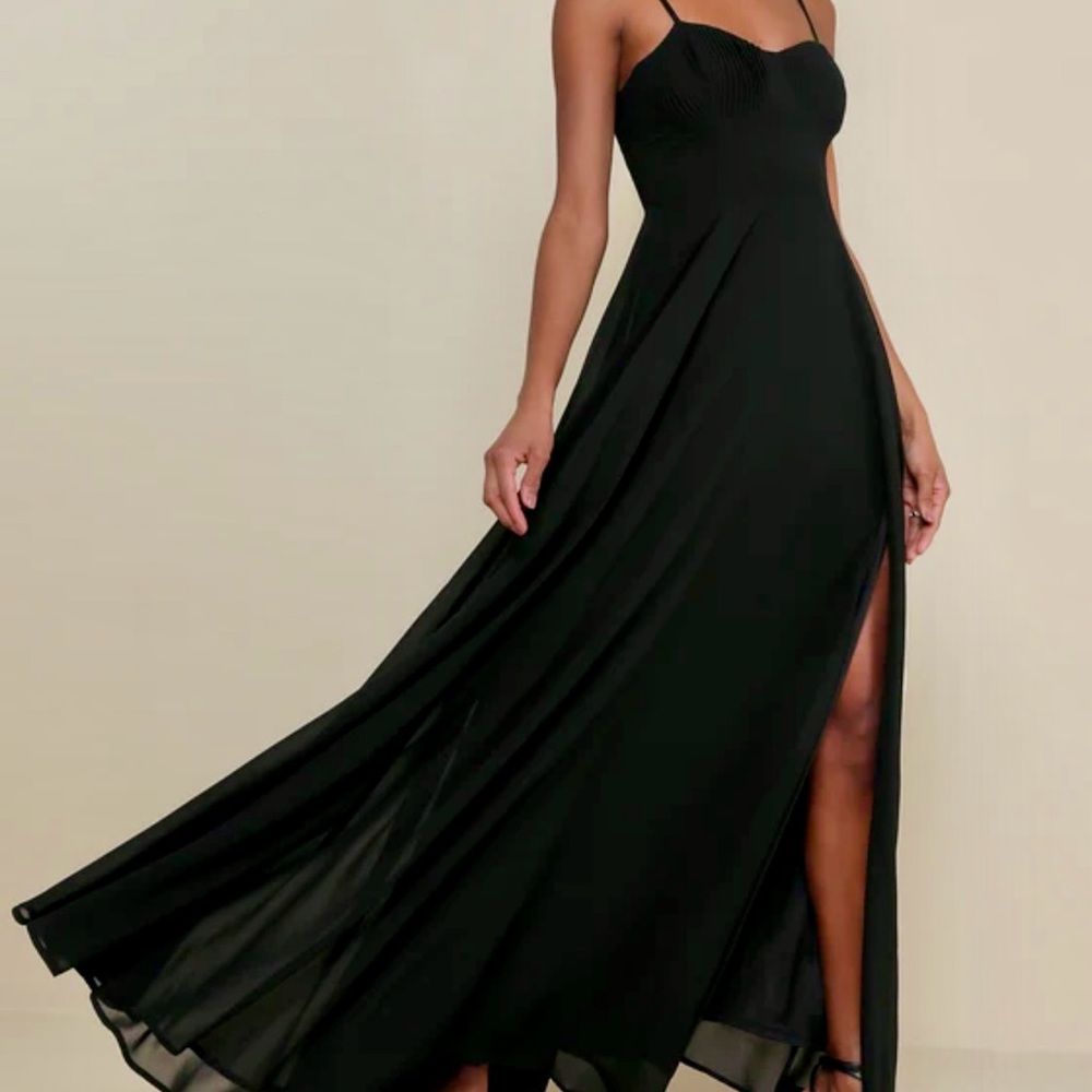 Elegant Black Evening Gown